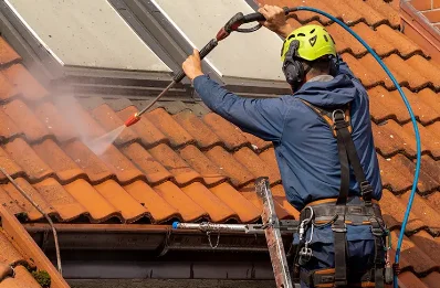 Démoussage et hydrofuge de toiture au Mont-Saint-Michel